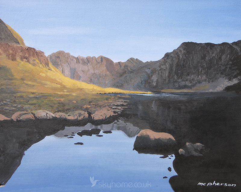 Loch Corruisk painting by Graham McPherson