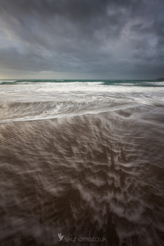Sumptious picture of the timescape tide at Ardwell Bay