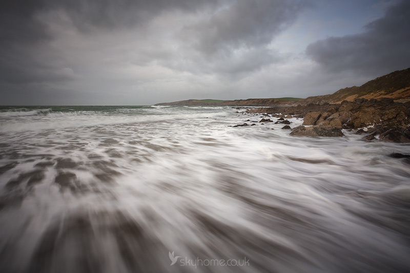Whoosh of the waves at Ardwell Bay