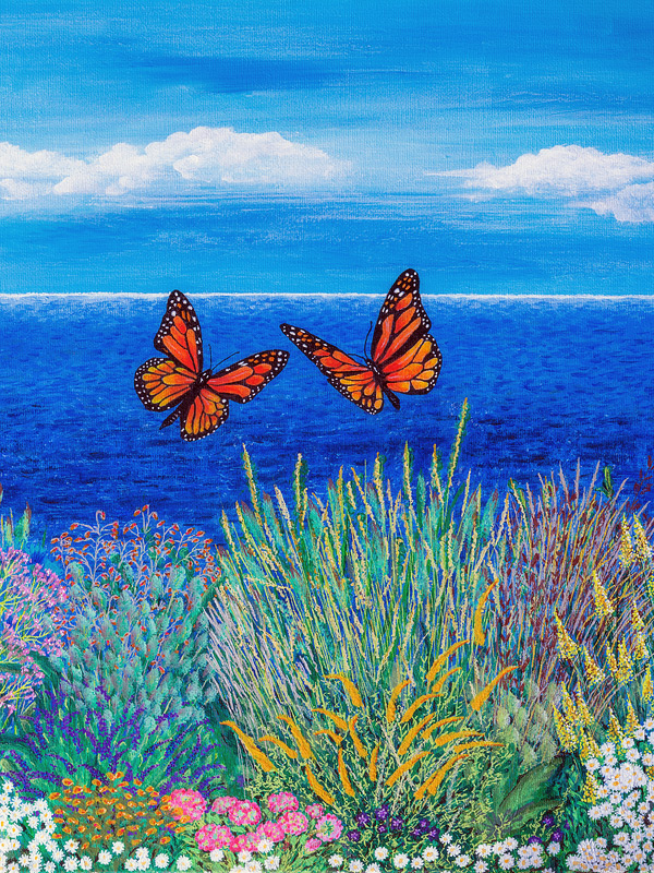 "Dancing" Butterfly painting by Penny McPherson
